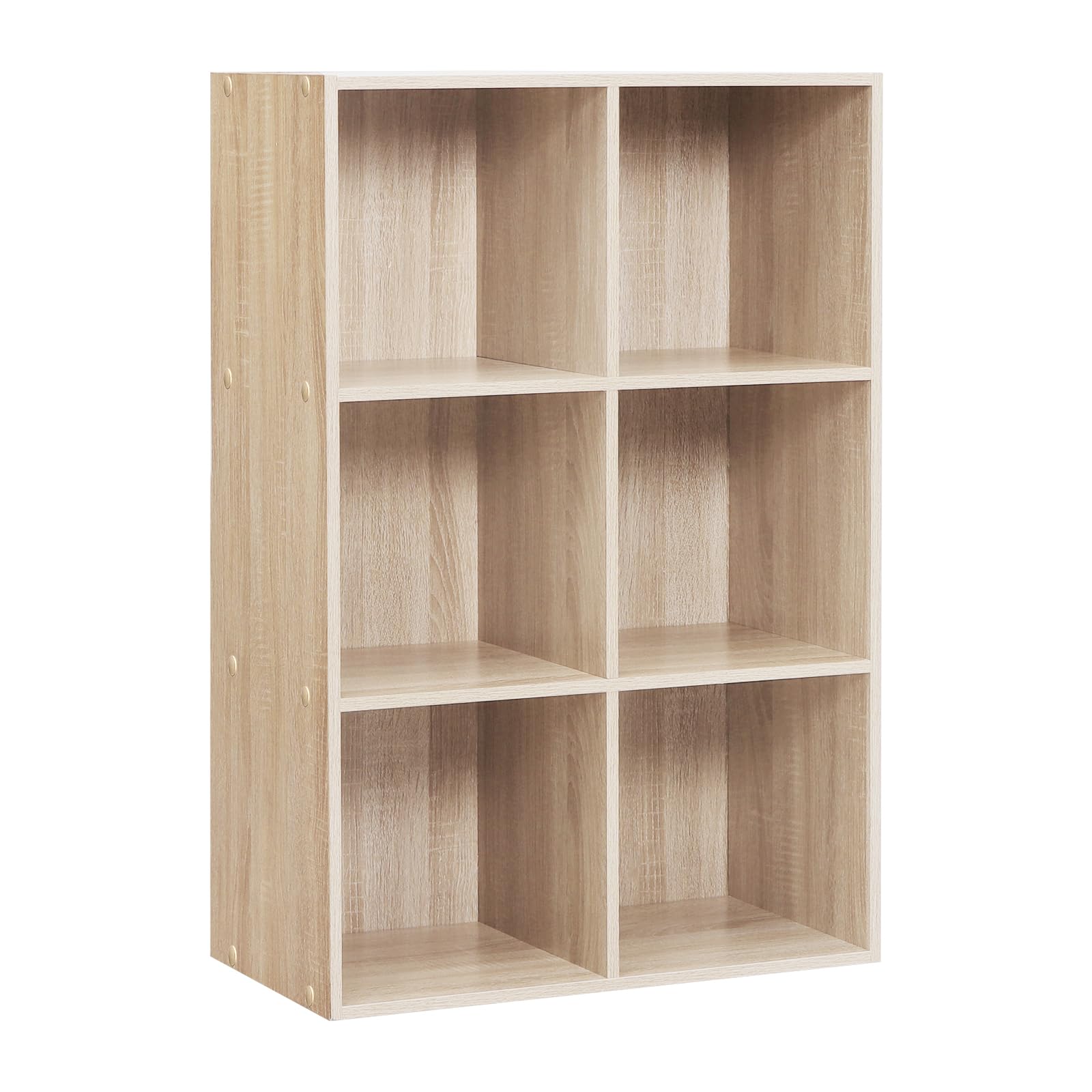 WOLTU Bücherregal, Bücherschrank, Standregal freistehend, Büroregal modern, Aufbewahrungsregal Aktenregal Raumteiler, #3355