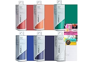 Cricut Joy Smart Permanent Vinyl Rolls Rainbow Bundle for Tumbler Projects & Outdoor Applications
