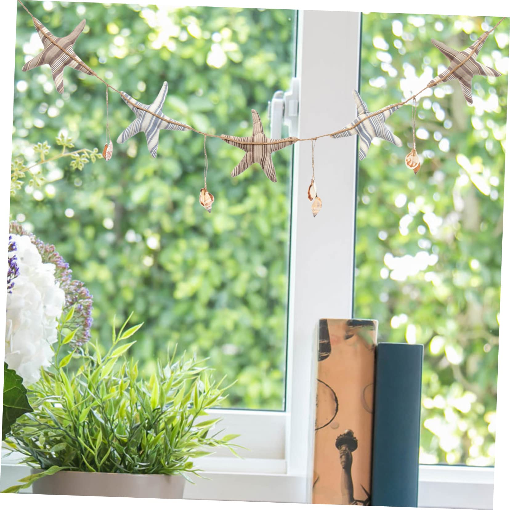 ABOOFAN 4stücke Star Shape Hanging Garland Handgefertigte Stoffdeko Für Türen Und Wände Für Hochzeiten Partys Und Wohnaccessoires Im Maritimen Stil