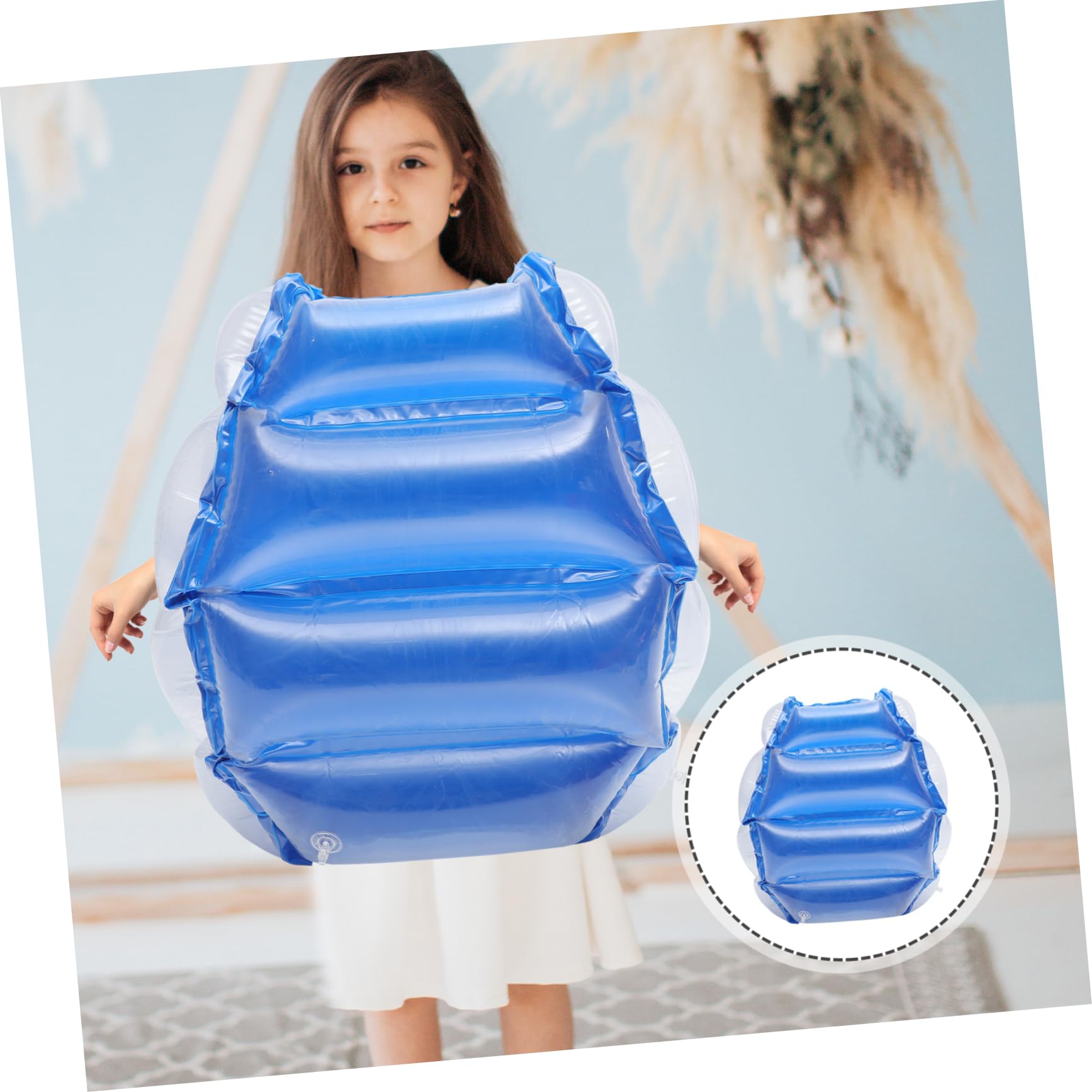Bola De Parachoques Juguetes Pelota De Parachoques Divertida para Juguete Inflable Jugar Juegos Divertidos Prop Bola De Colisión Pelota Inflable De Parachoques De PVC Azul
