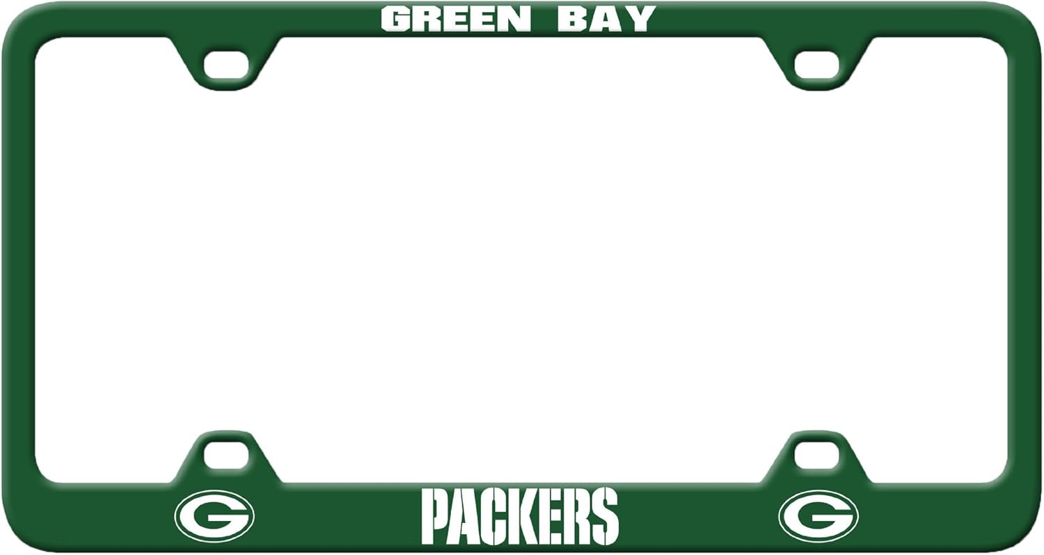 NFL Green Bay Packers Laser License Plate Frame