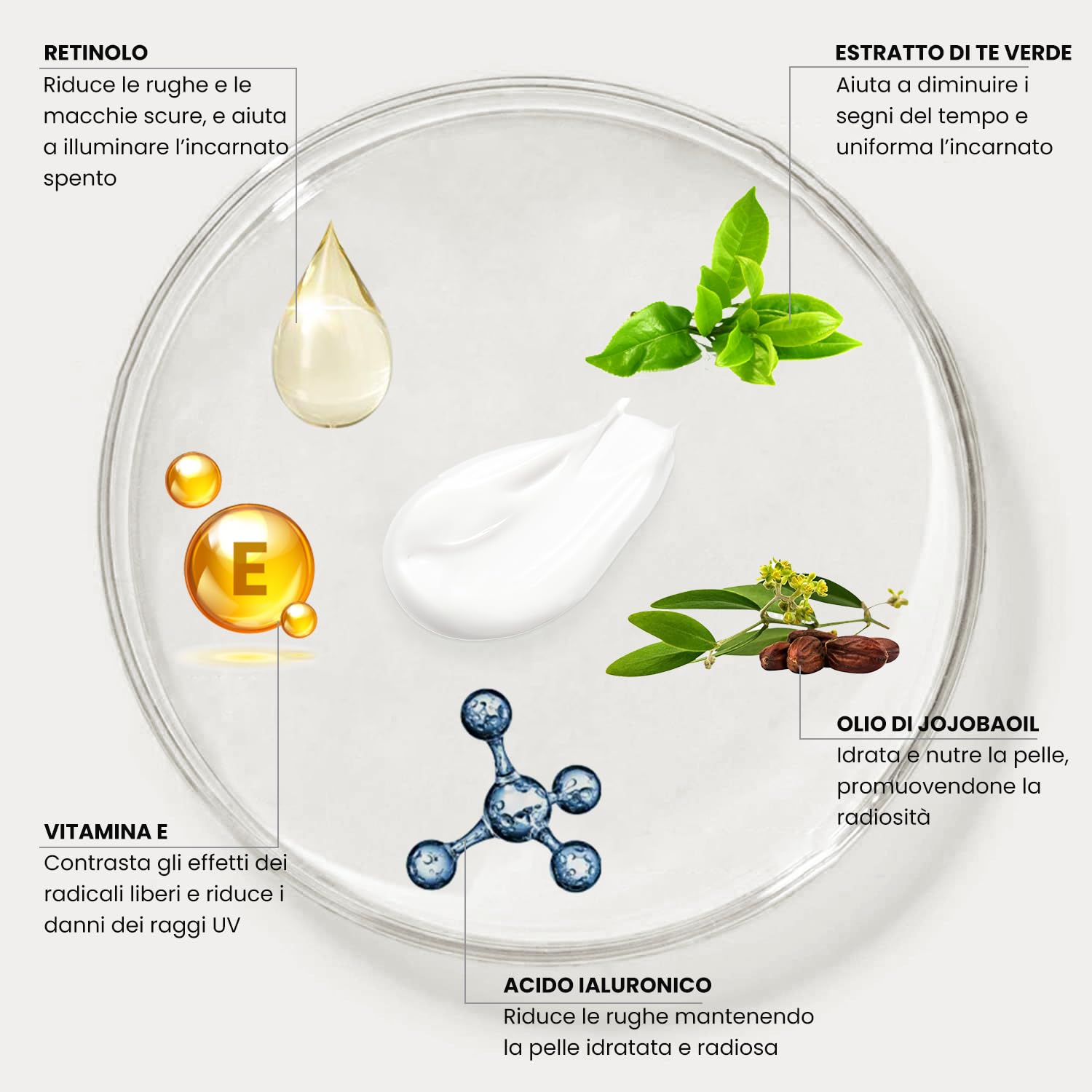 Crema Rassodante Collo e Décolleté Effetto Lifting per Ridurre Rughe, Perdita di Tonicità e Rilassamento Cutaneo - Formula Naturale Approvata da Dermatologi Italiani