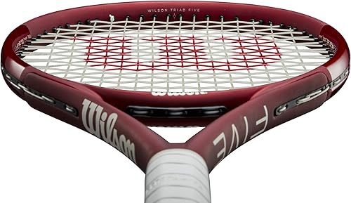 Miniatura 5 de Wilson Triad Five - Racuqet de tenis (agarre de 4 18 pulgadas)