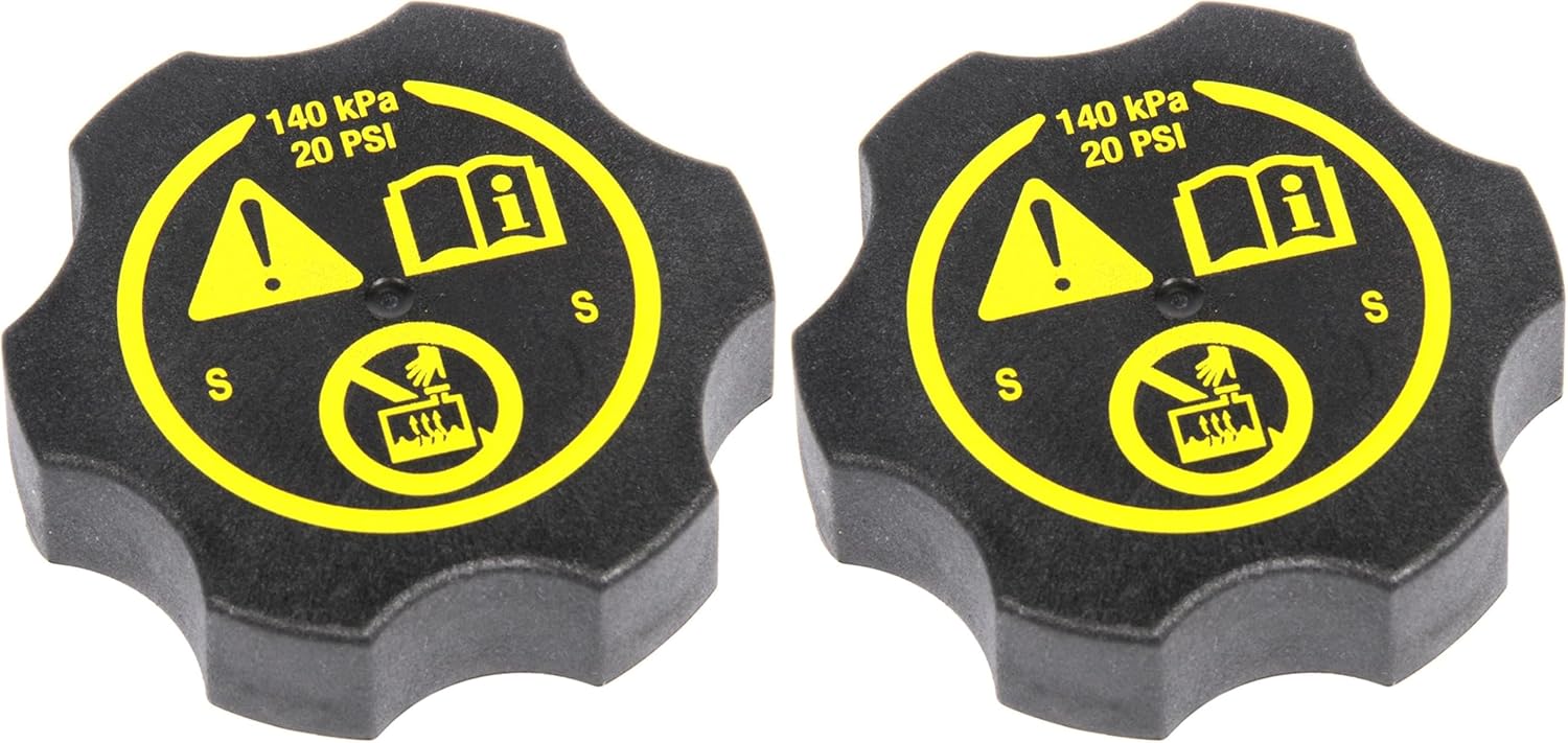 ACDelco GM Original Equipment 13502353 20 P.S.I. Radiator Surge Tank Cap (Pack of 2)
