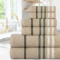 CASA COPENHAGEN Exotic 6 részes törölköző szett - 2 fürdőlepedő, 2 kéztörlő, 2 mosdókendő, szürke-lila, 525 g/m², puha egyiptomi pamut 5