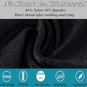 ZONBAILON Mens Sexy Silk Horizontal Fly Underwear Big and Tall Breathable Anti Chafing Stretchy Long Leg No Ride Boxer Briefs