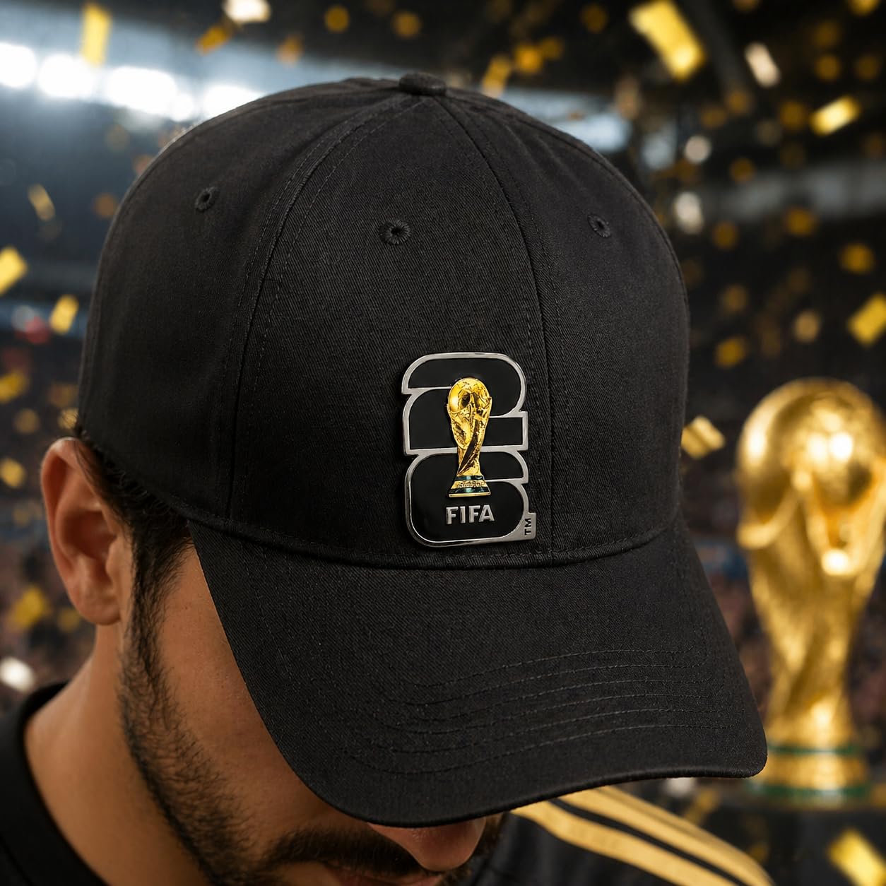 Pin Oficial FIFA Copa del Mundo 2026 – Souvenir & Artículo de Fan con Motivo Trofeo – Aleación de Aluminio, Ideal para la Copa del Mundo 2026, FIFA World Cup 2026 Official Gift - 3