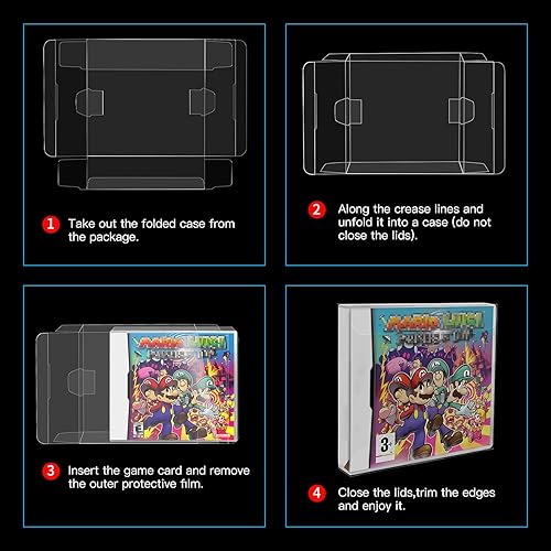 Miniatura 4 de 10 fundas protectoras de caja transparente para Nintendo DS NTSC, funda de plástico transparente de alta calidad, funda protectora resistente a los