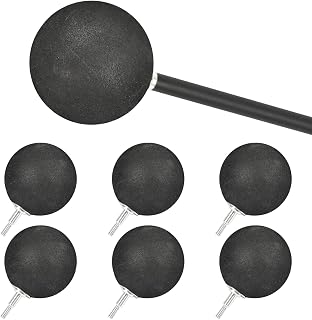 6PCS Foam Arrow Heads Spherical Soft Sponge Arrow Tips Safety Arrowhead for Archery Game CS Shooting Outdoor Practice