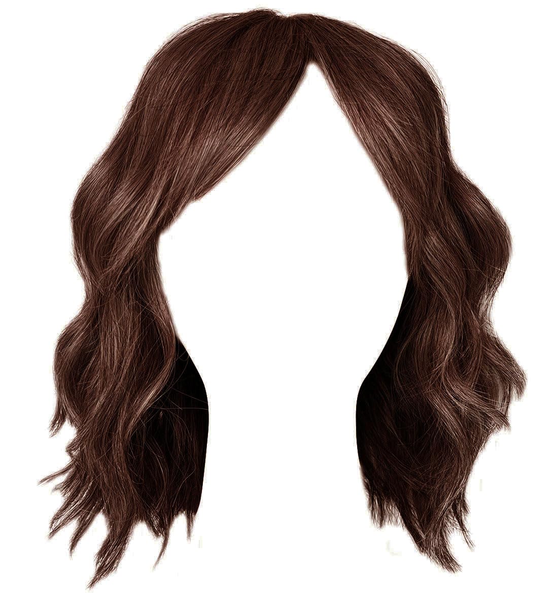 Conquer The Waves Wig Color Black Coffee - Gabor 10.25" Mid-Length Soft Beach Waves Wispy Bangs Heat Friendly Synthetic Womens Avg Comfort Cap Wavy Peluca Exten
