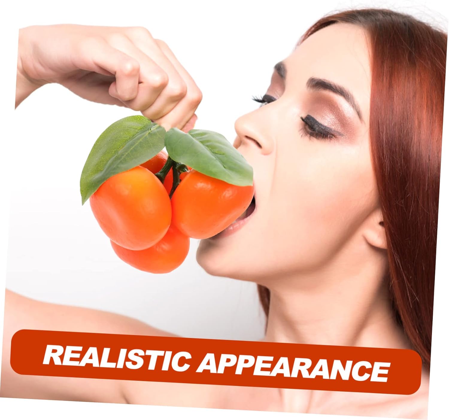 Garneck 20pcs Realistic Orange Decor Fruit Props Artificial Model for Home Simulated Orange Photo Prop