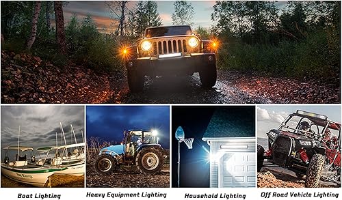 Miniatura 7 de SKYWORLD Barra de luz de 52 pulgadas, 67500 lm, haz combinado de inundación recta, haz combinado de luces LED para automóvil, lámpara antiniebla