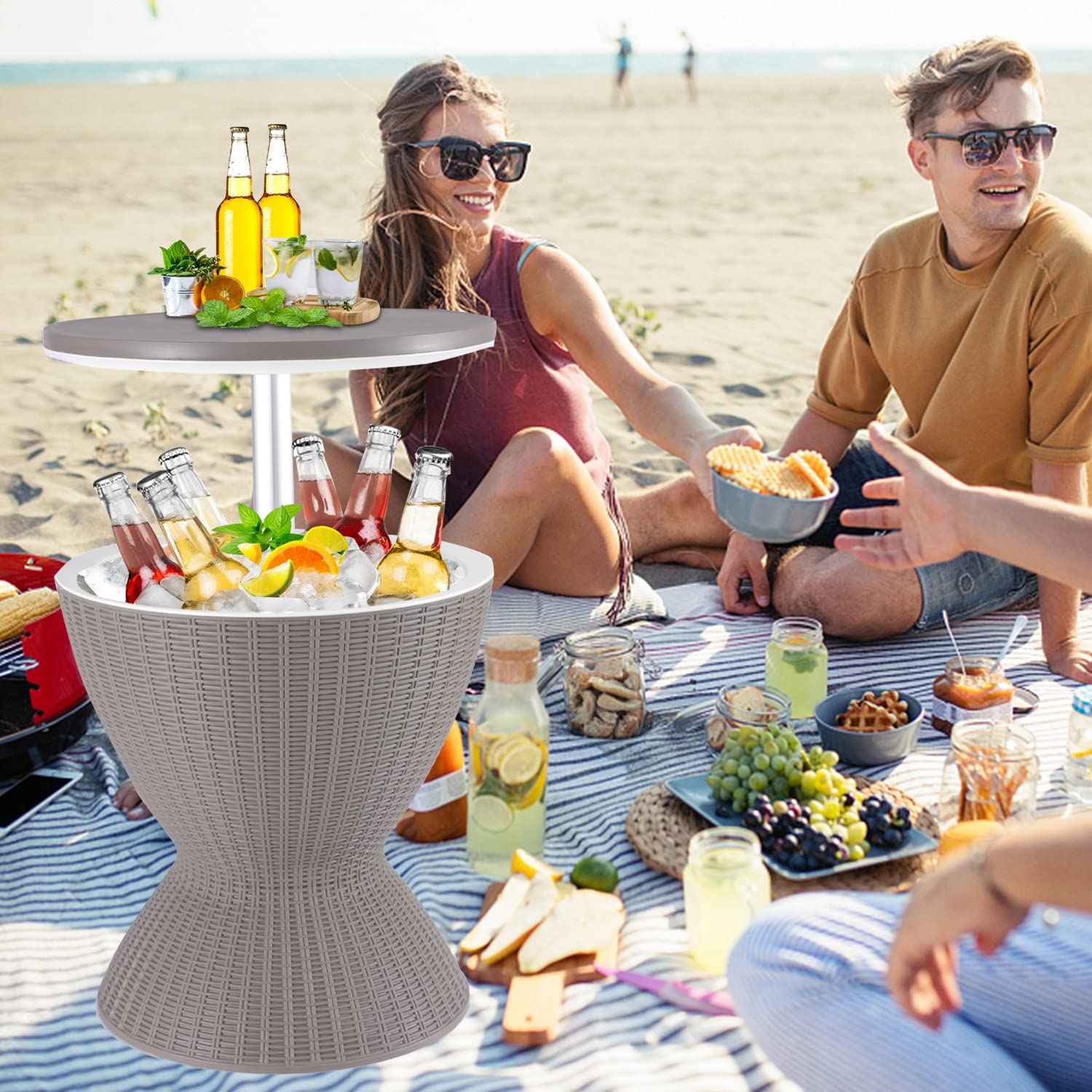 Buy Furnivilla Outdoor Patio Cooler Outdoor Patio Furniture and Hot Tub