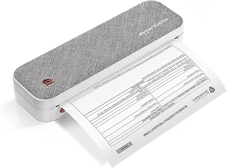PRT Inkless Portable Printer For Travel, Wireless Thermal Printer Support 8.5 X 11 Inch US