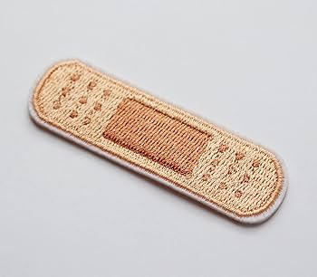 Amazon.co.jp: ワッペン 絆創膏 3枚セット アイロン接着