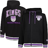 Vista 25 de Ultra Game Chaqueta con capucha oficial de la NBA Super Soft MVP con cremallera completa para hombre