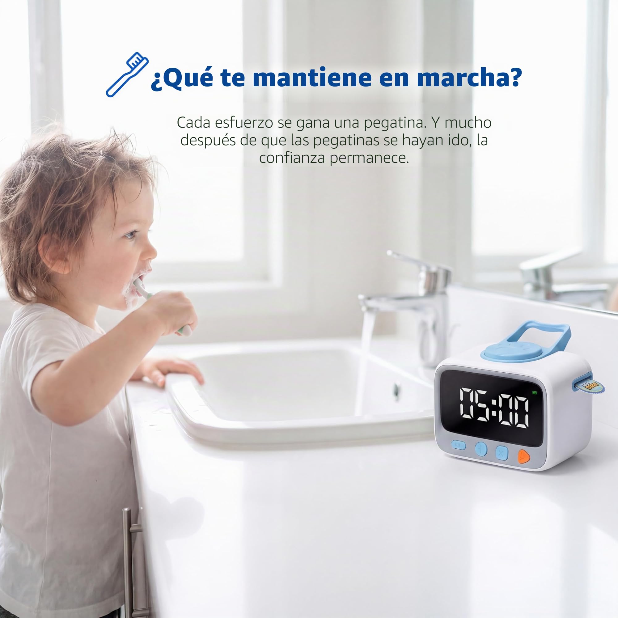 Sticker Timer Temporizador Visual de Cuenta Regresiva con 200 pegatinas de recompensa para niños, temporizador digital recargable para ADHD, herramienta para aulas y educación en casa