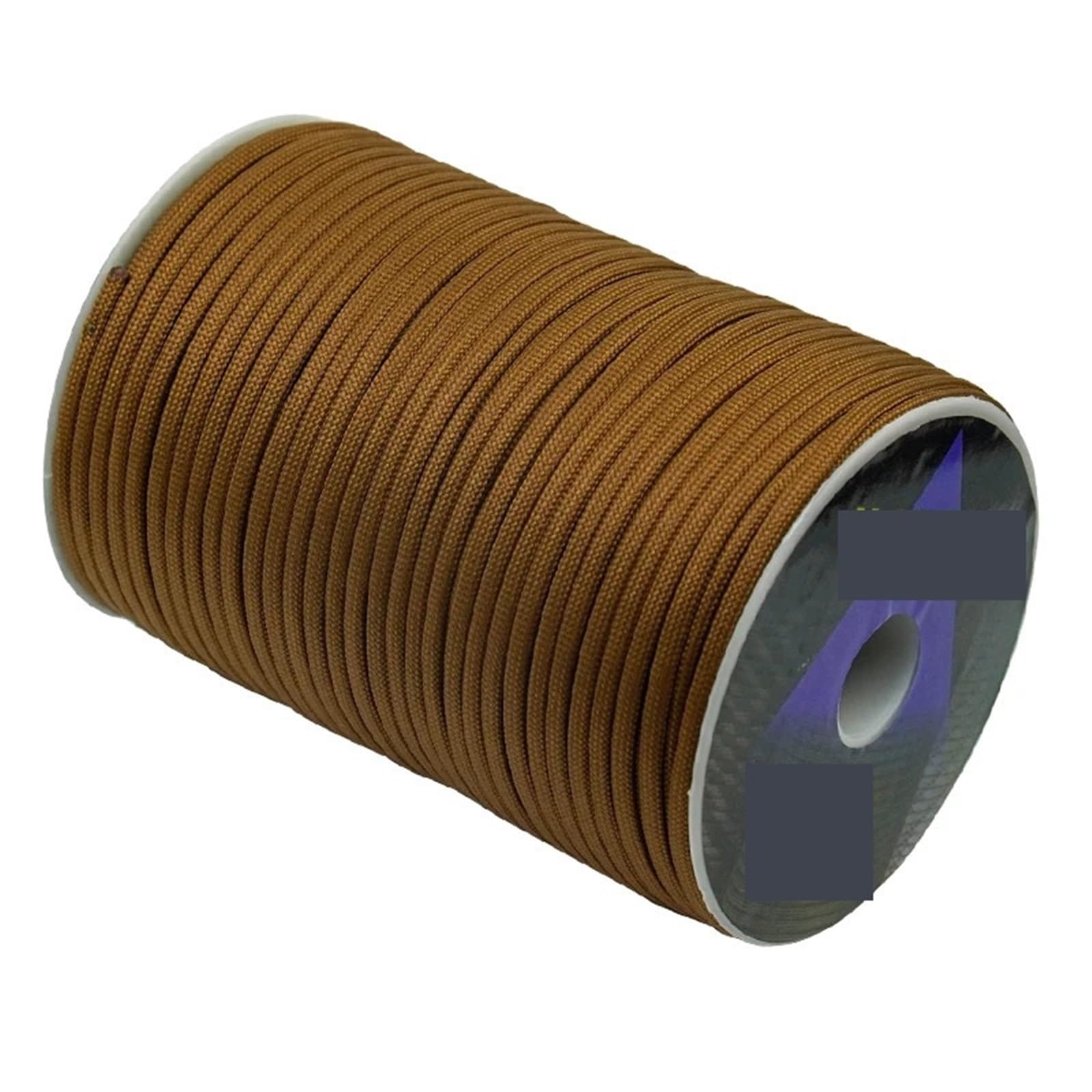 Paracord 550 Paracord Rope 100M 50M 7 Strand 4mm Parachute Cord Outdoor Camping Survival Gear DIY Bracelet Tent Line(7C Brown,100M)