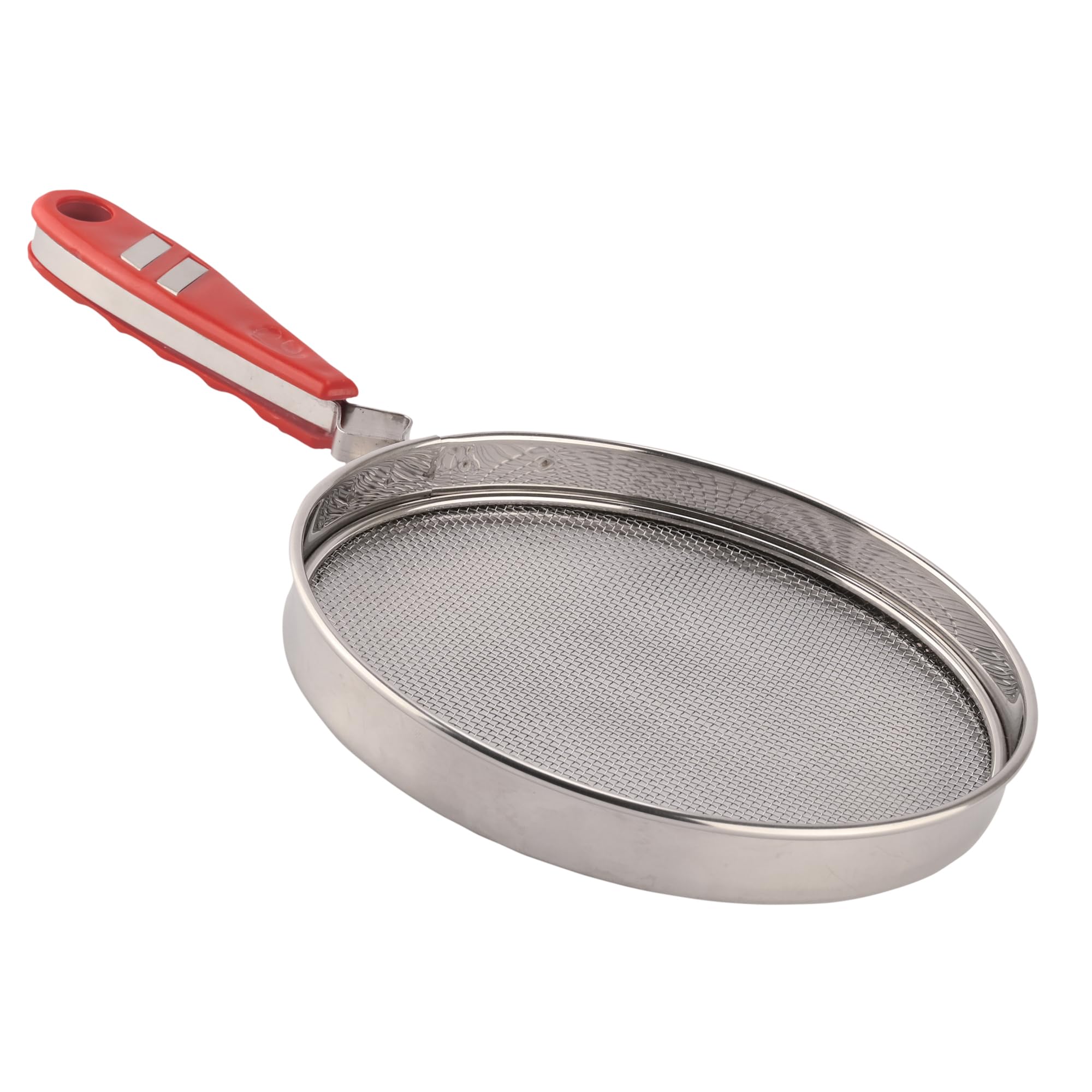 Kuber Industries Roti Grill Jali for Gas Stove | Papad & Phulka Roasting Net for Kitchen Cooking | Stainless Steel Barbeque & Bharta Pan