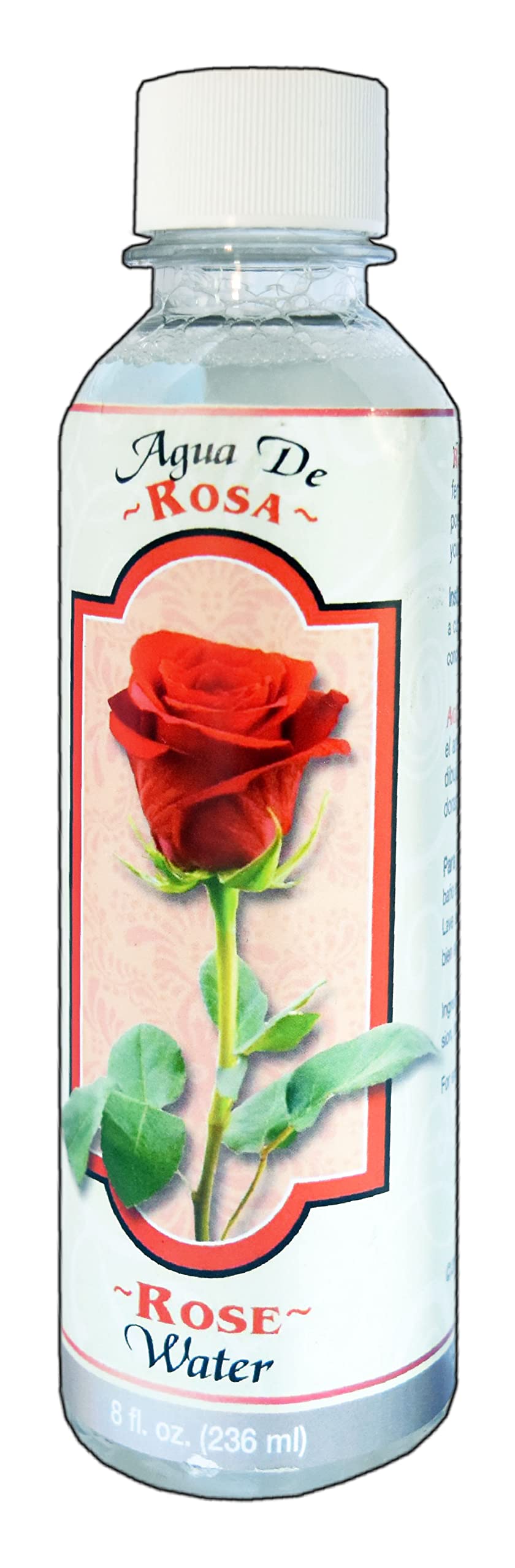 1 PC AURA SPIRITUAL ROSE WATER - AGUA DE ROSAS ESPIRITUALES 8 OZ.