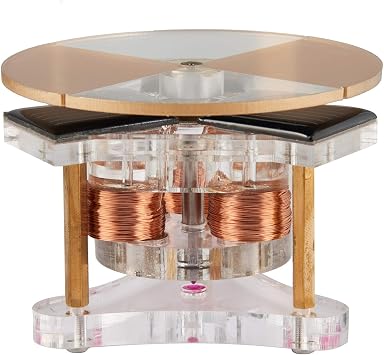 Sunnytech Solar Vertical Disc Shape Mendocino Motor Educational Model Science Physics Toy QZ02