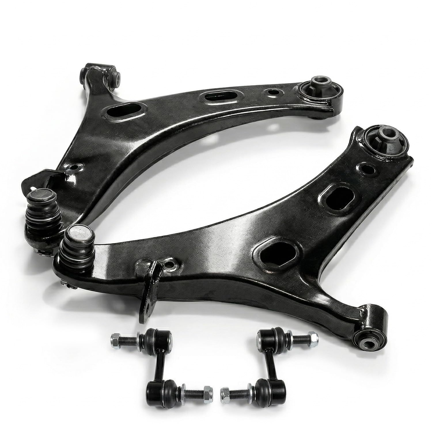 Photo 1 of Tiezful 4PCS Front Lower Control Arm Fits for Subaru Forester 2014-2018 Suspension Kit w/Ball Joints, 2 Sway Bar End Links Replacement K622856 K622857 K750084