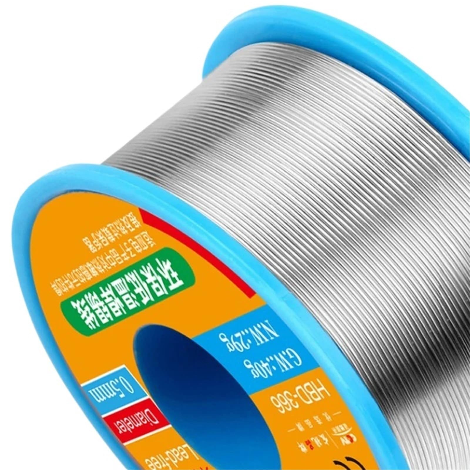 Fil à souder sans plomb HBD-366 fusion fluide 0.5mm étain de réparation BGA