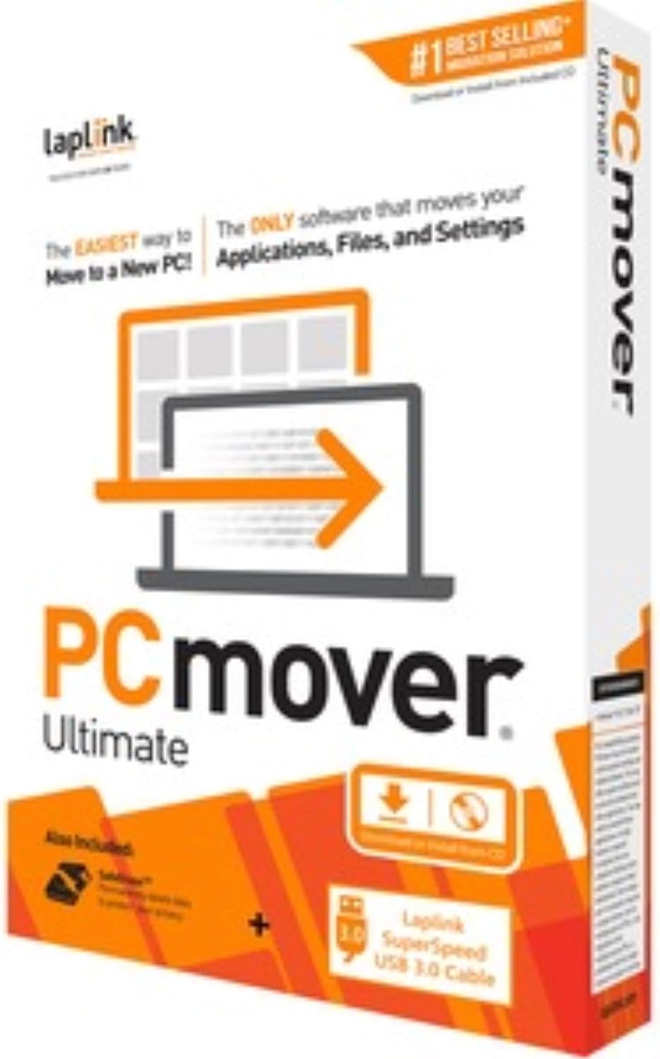 Laplink PCmover Ultimate 11 With SuperSpeed USB 3.0 Cable