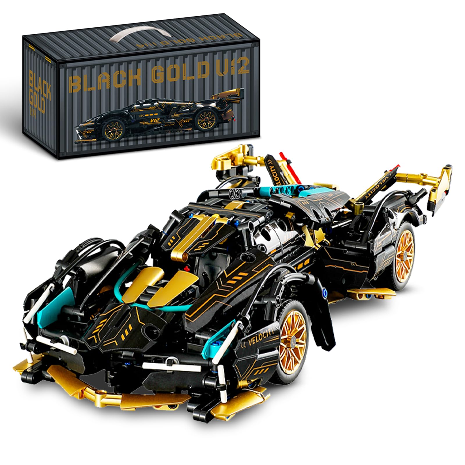 Amazon.com: Nueris 1:14 V12 Technic Super Sports Cars Model