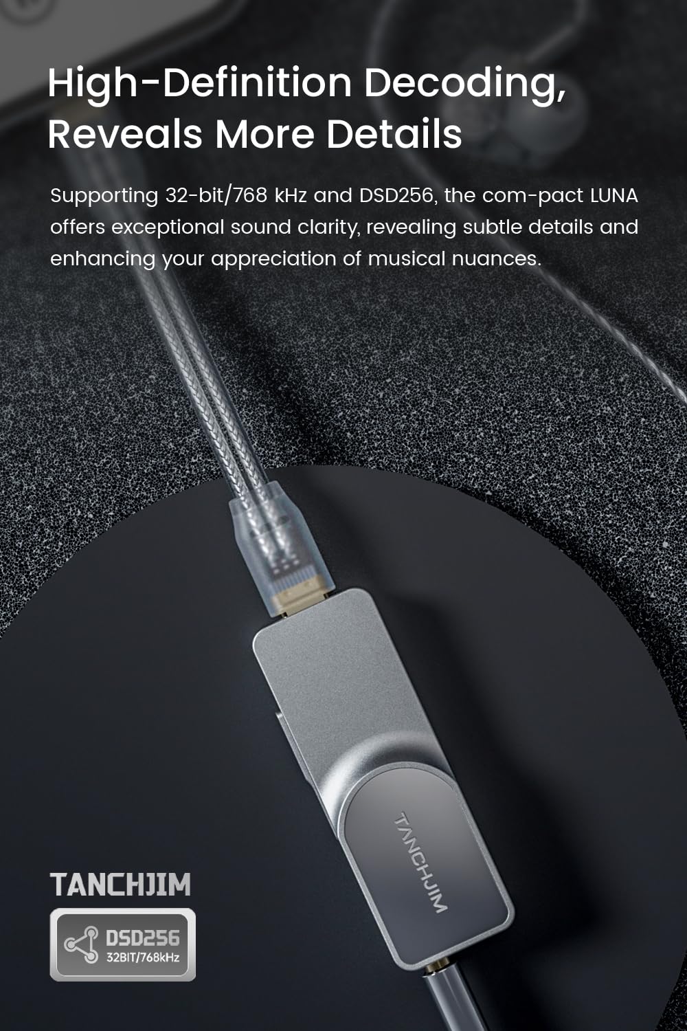 Amazon.com: TANCHJIM Luna Portable Headphone Amplifier High