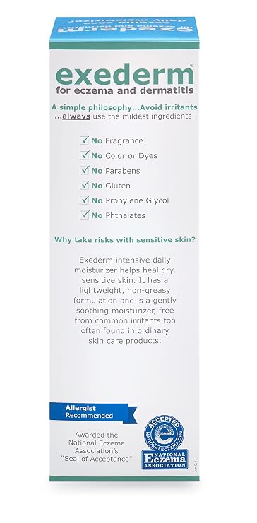 Exederm Intensive Daily Moisturizer for Eczema & Dermatitis (8oz)