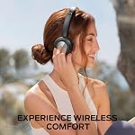 Oraolo On Écouteurs d'oreilles, Bluetooth 6.0 Casque sans fil avec charge de vitesse, audio clair, 50H Temps de jeu, confortable & Léger, appels mains libres, écouteurs d'annulation de bruit pour adultes (noir)