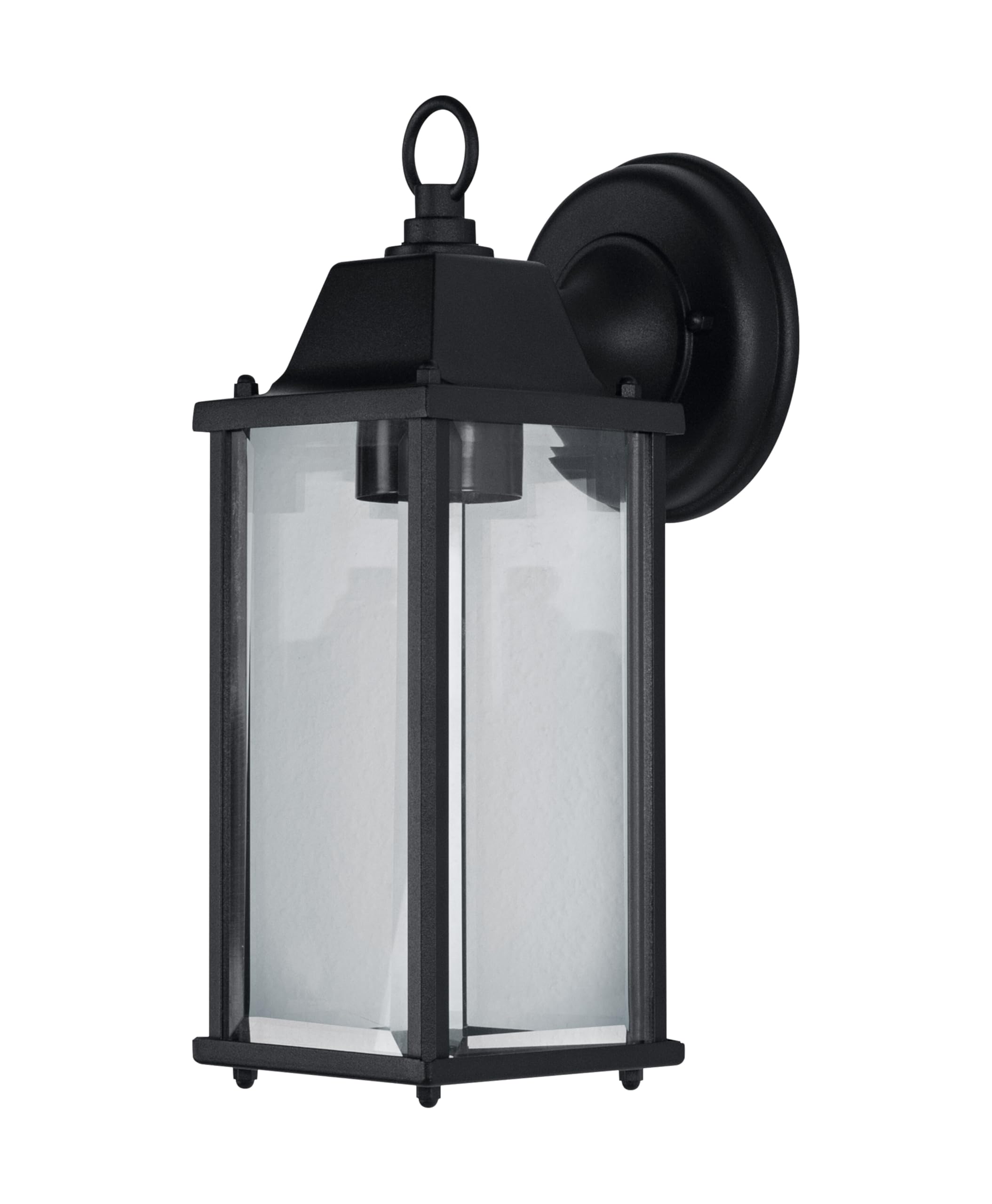 OSRAM Outdoor luminaire Endura Classic M E27 Black, IP43, Aluminium housing, Transparent Glass, Without Bulb, wall mounting in sheltered Areas
