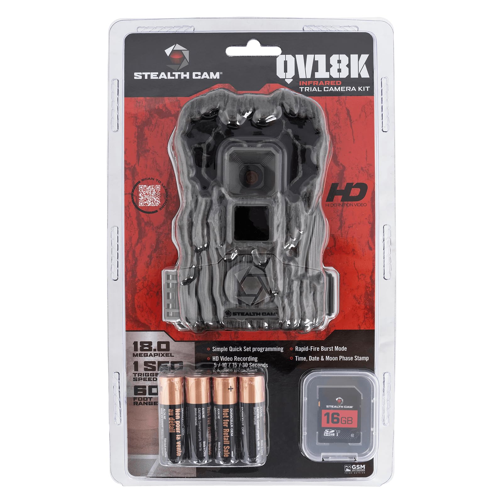 【超激安】 R⑤Qi35〜STEALTH（8本）+ おまけ（PT&WG2本等） Amazon.com: Stealth Cam QV18K Combo Pack - 18MP Photo & 720P Video