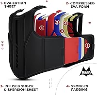 Vista 4 de RDX Protector de Cuerpo para Boxeo, Protector de Pecho para MMA Kickboxing Muay Thai, Chaleco para Entrenamiento de Sparring con Golpes Pesados