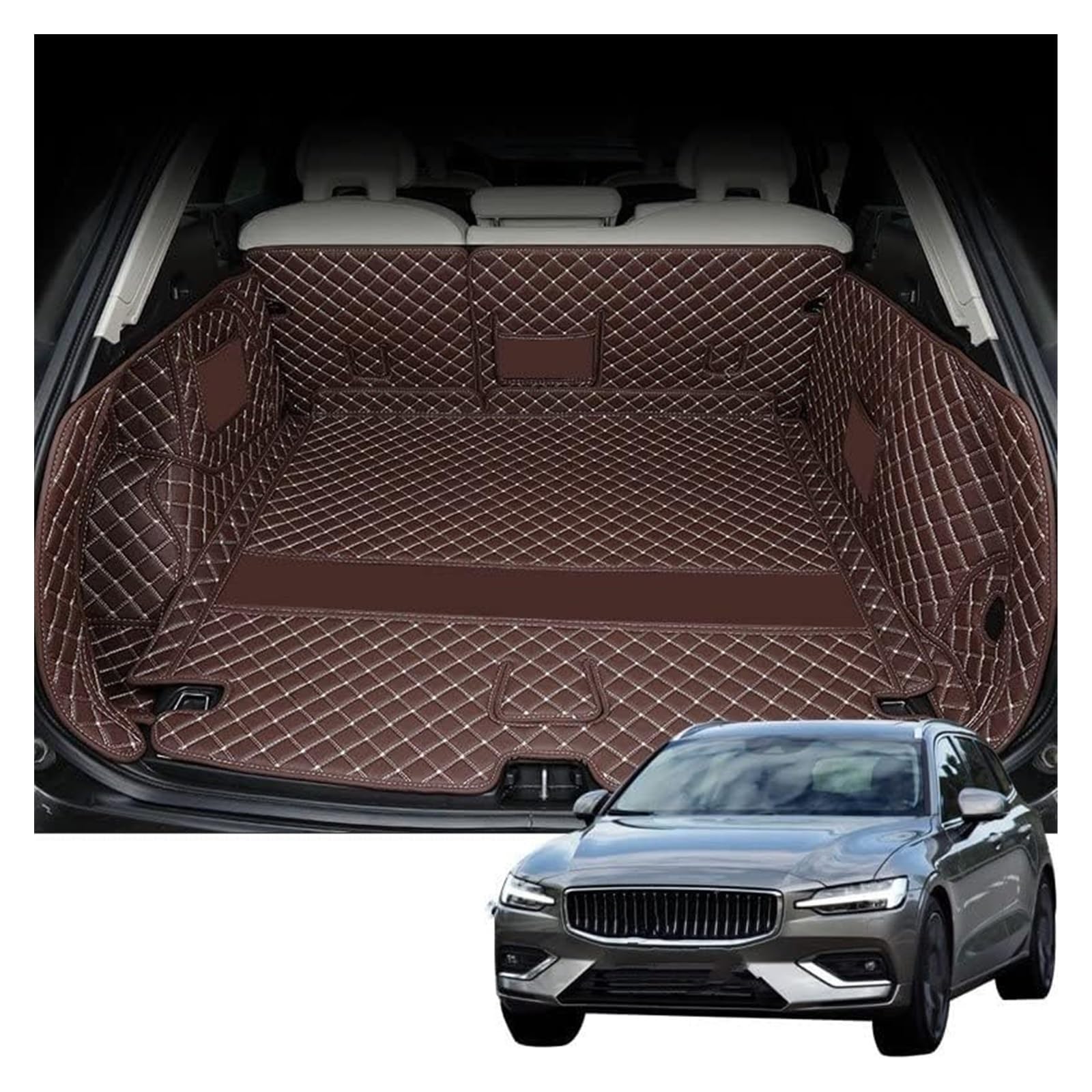 Amazon.co.jp: ラゲッジマット 用 ボルボ V60 2011-2018 車トランク 