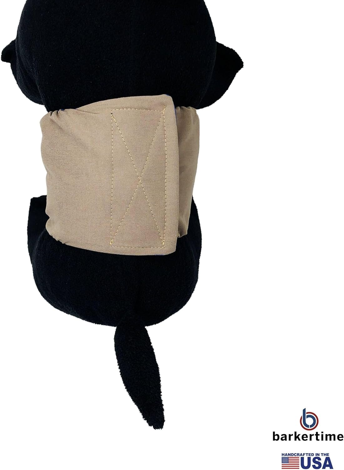 Biscotti Beige Dog Belly Band, XL Male Dog Diaper - Made in USA