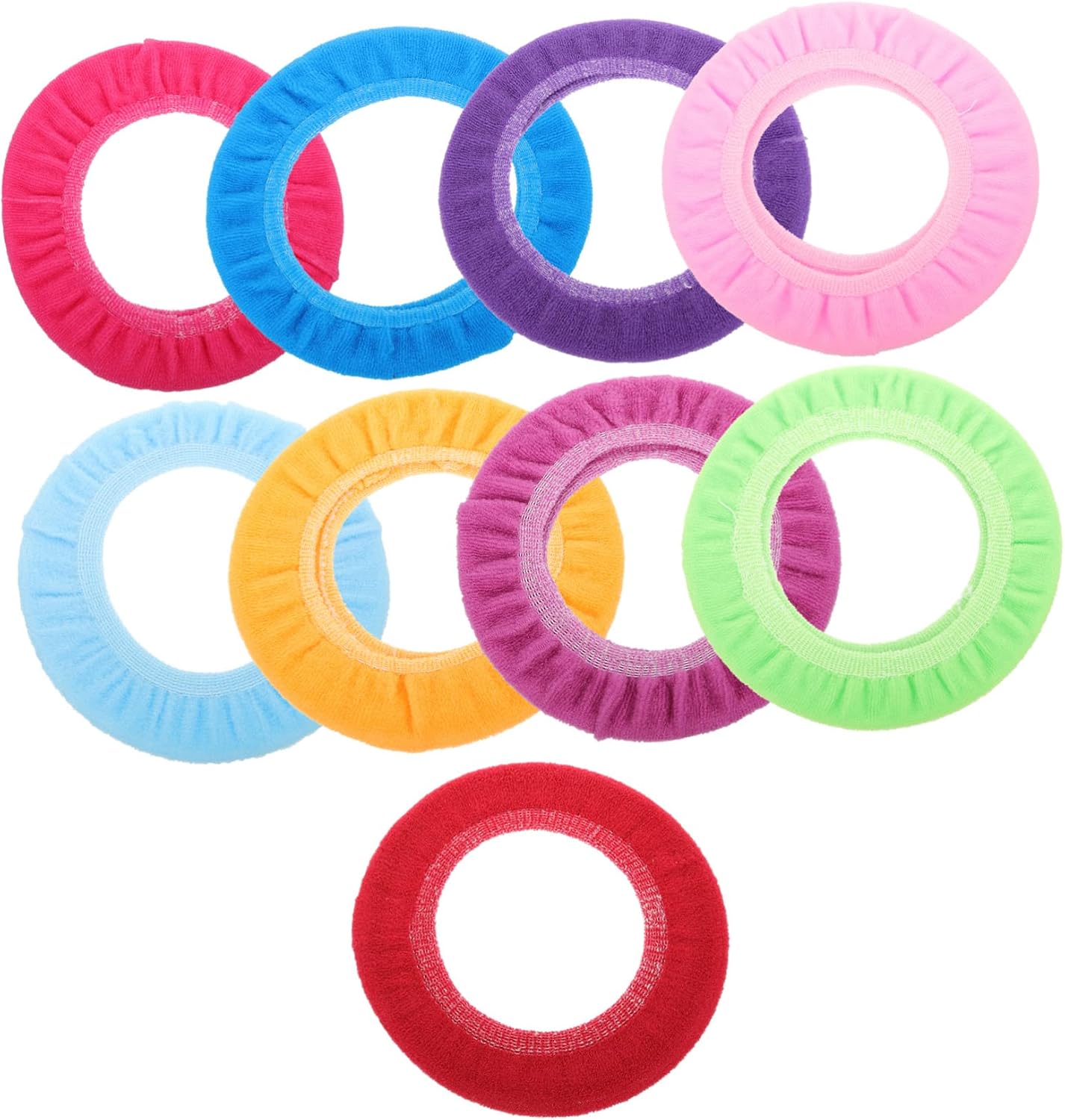 9pcs Toilet Cover Toilet Seat Soft Toilet Seat Cover Toilet Seat Round Seat Cushion Toilet Seat Pads Toilet Cushion Washable Cushion for Toilet Seat Toilet Seat Mat Polypropylene