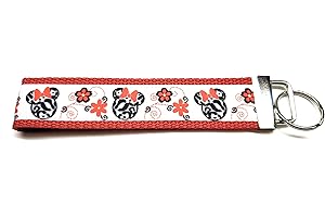 Minnie Mouse Red Keychain or Purse Wristlet Strap
