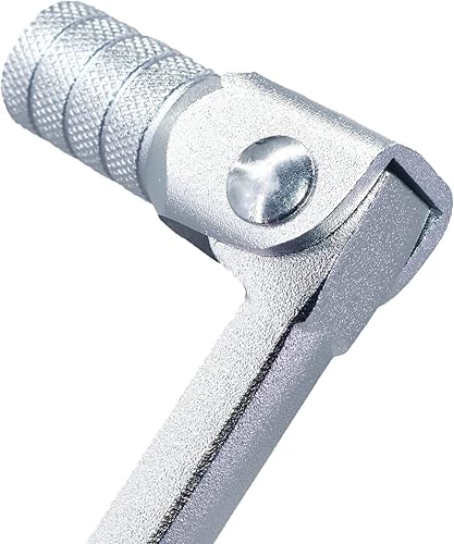 Vista 42 de Palanca de cambios de aluminio CNC, palanca de cambios de pedal plegable, apta para CRF50 XR50 XR CRF 50cc 110cc 250cc Dirt Pit Monkey Bike negro