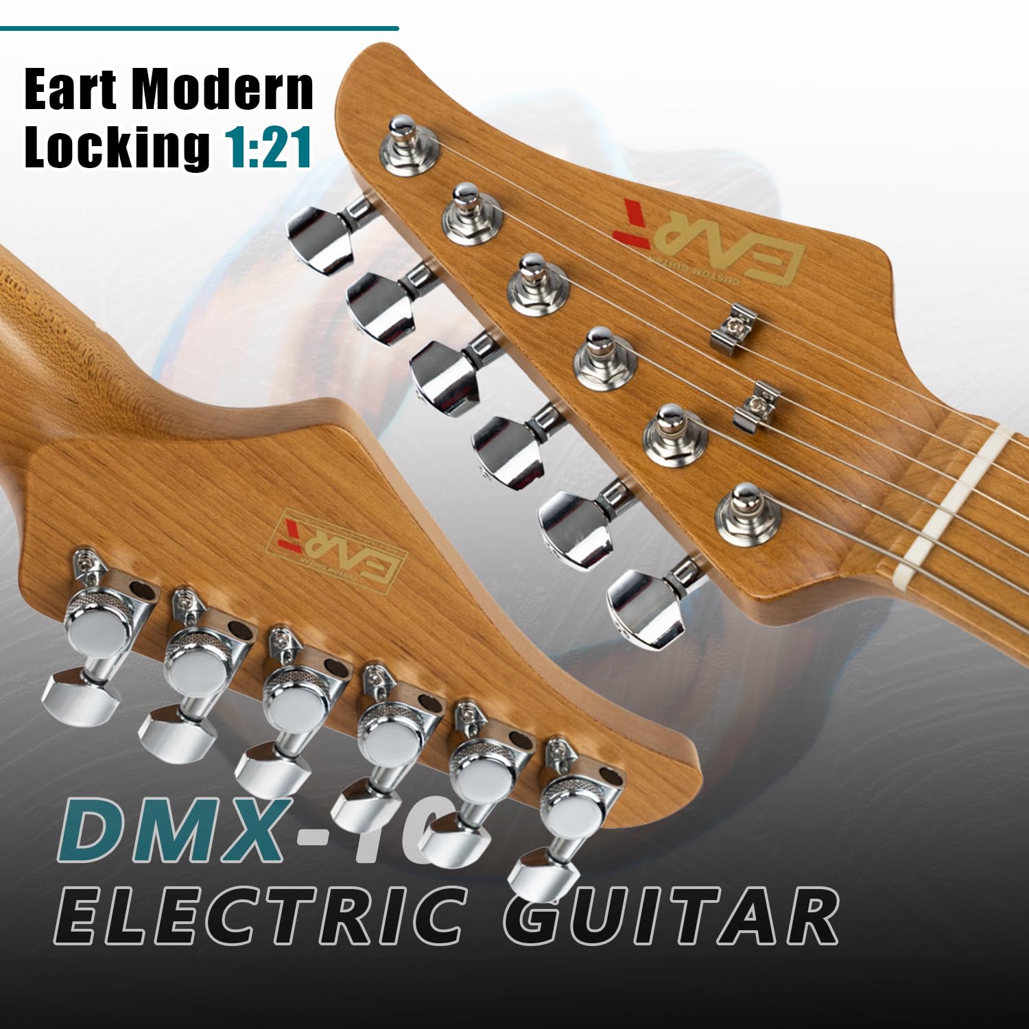 Amazon.com: EART Guitar Roasted Maple Neck Stainless Steel