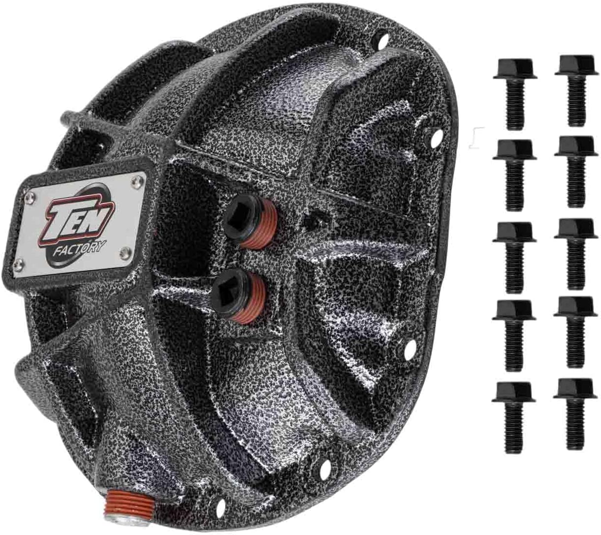 TEN Factory TFD30-2148 Differential Cover Dana 30 Front Fits JK/TJ Standard & Reverse Cut Replaces Spicer 10023534 ARB 750002 Yukon YHCC-D30