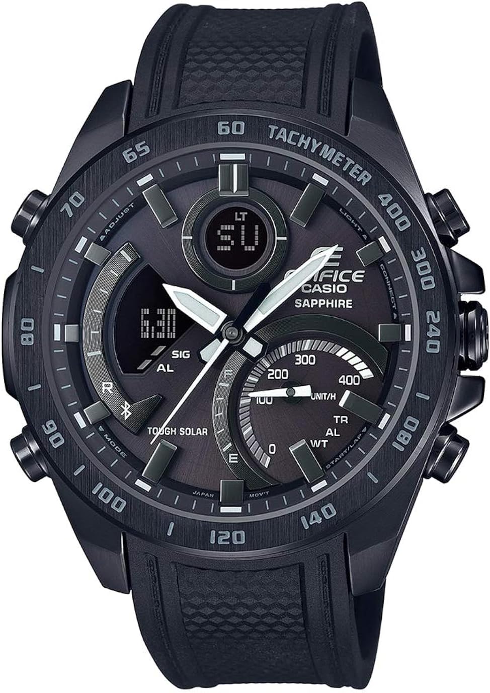 Edifice Bluetooth Connect Analog-Digital Black Dial Men's Watch
