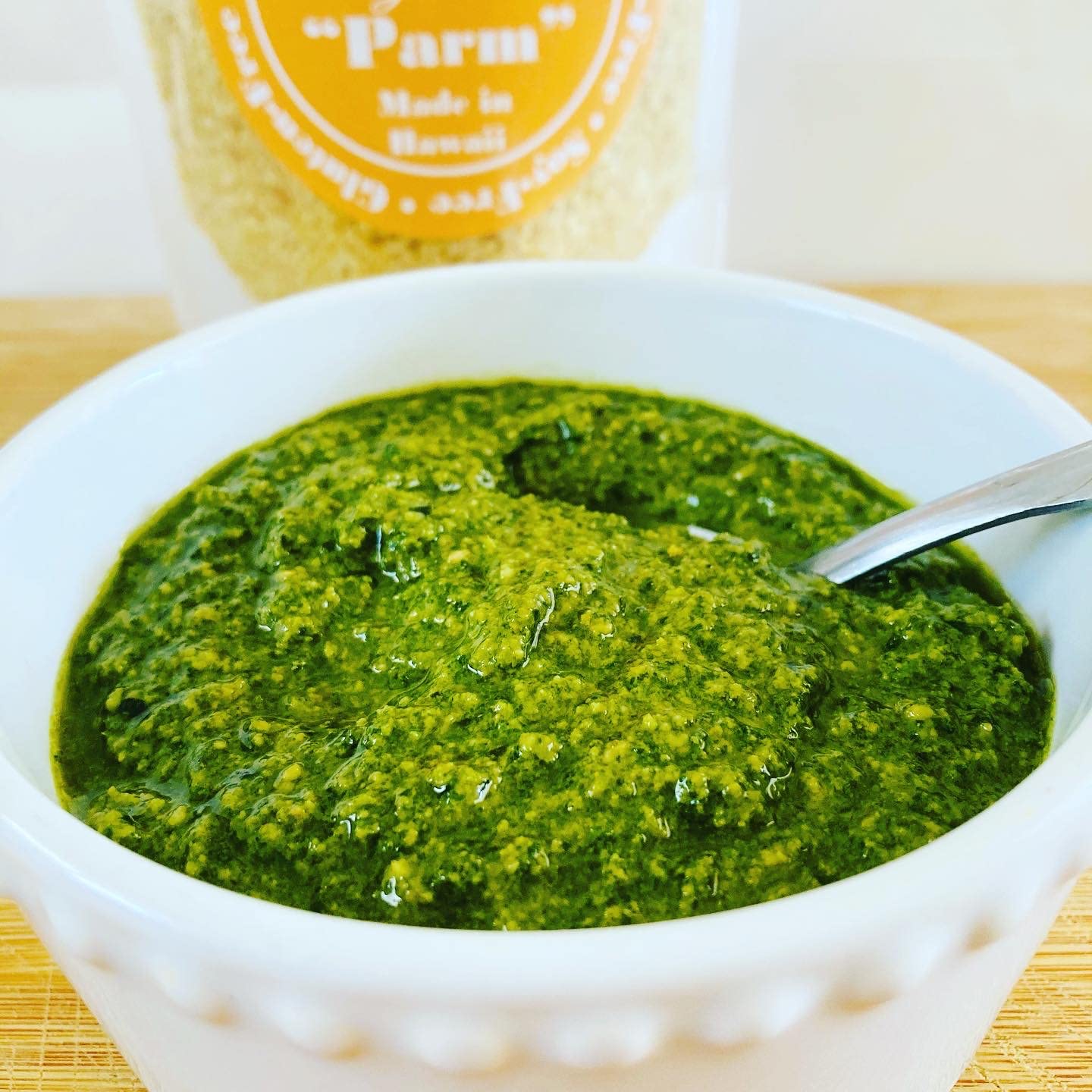Macadamia Nut Grated "Parm". Made in Hawaii. Vegan Grated Parmesan Substitute. Dairy-Free, Gluten-Free, Soy-Free. 6.5 oz.