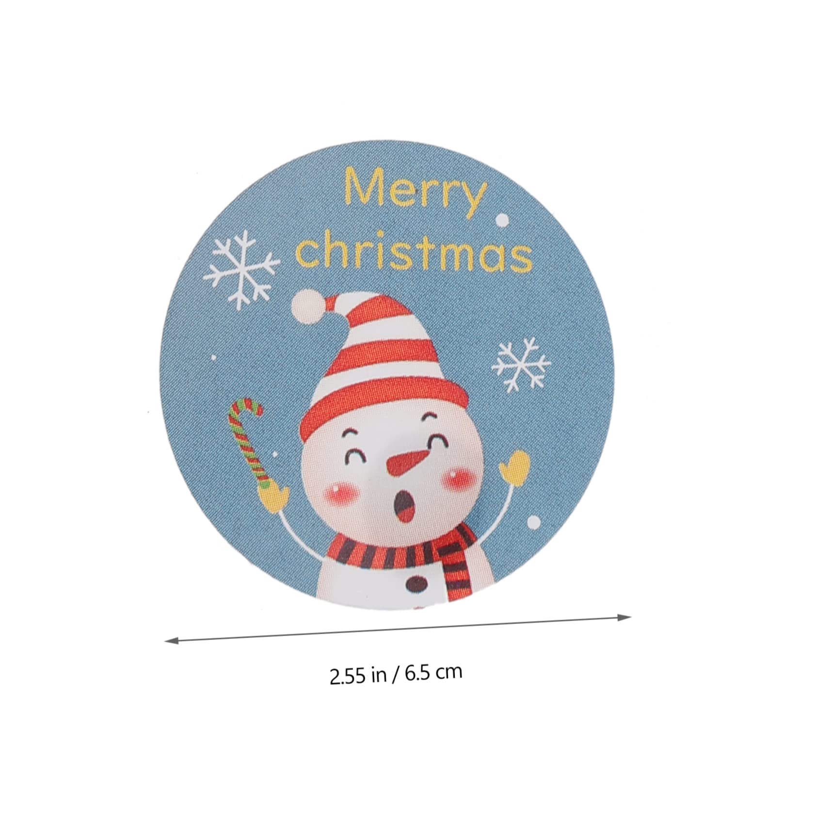 Tofficu 6rotoli Adesivi Natalizi Decorativi Di Etichette Per Regali e Biglietti Di Auguri Perfetti Per Pacchetti e Progetti Fai Te Durante Natale