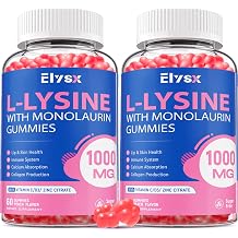 L-Lysine Monolaurin Gummies, 120 Count