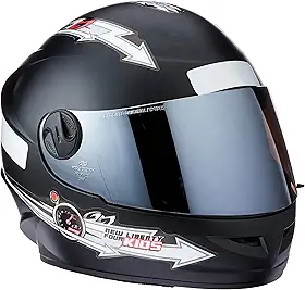 CAPACETE FECHADO PRO TORK LIBERTY FOR KIDS SOLID PRETO FOSCO TAM. 54 VIS. ESPELHADA