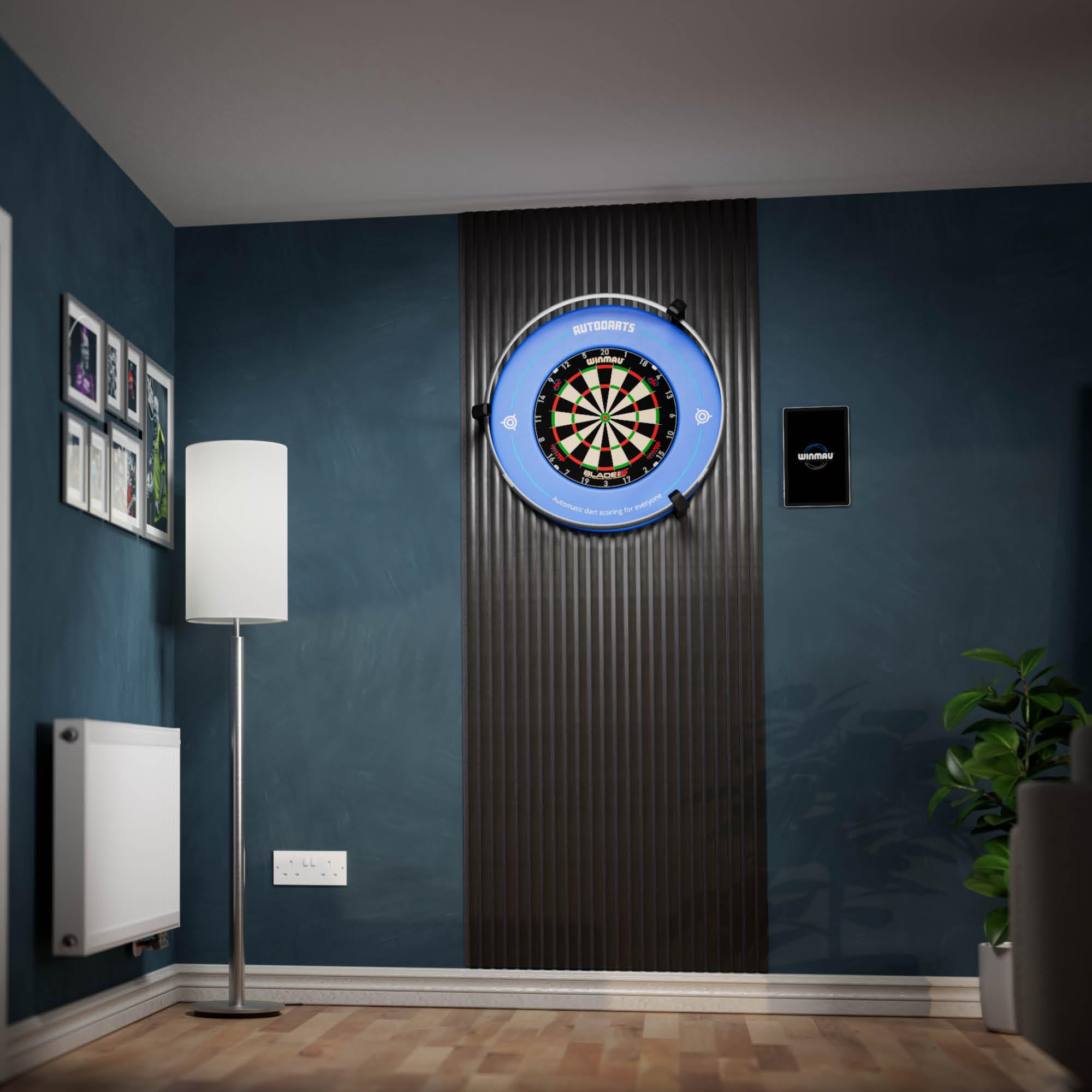 Autodarts Vantage - Kit di punteggio automatico per bersaglio per freccette, registra punteggi per freccette, gioca online contro avversari globali e partecipa a competizioni da casa tua, facile da