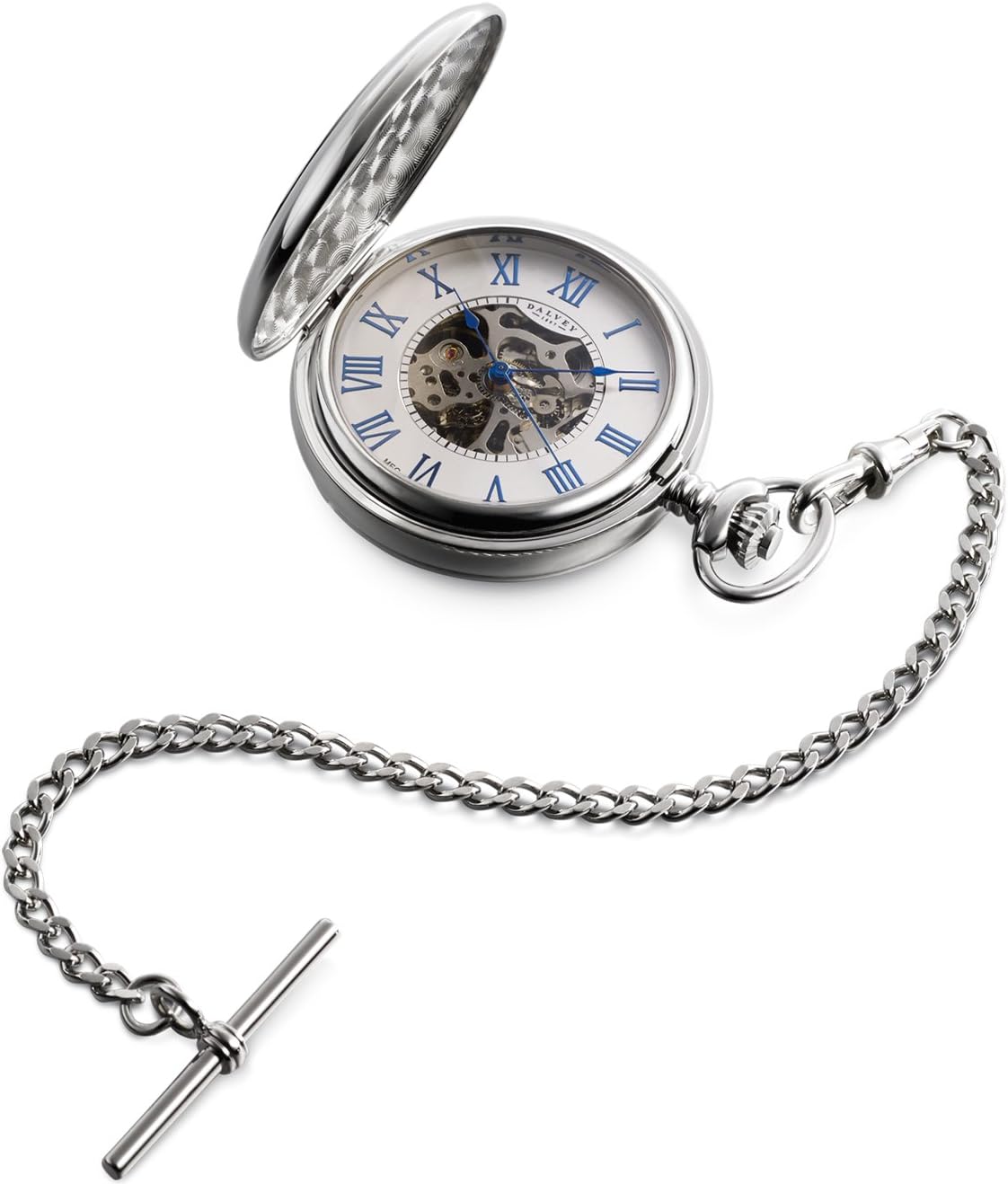 Dalvey Skeletal Half Hunter Pocket Watch