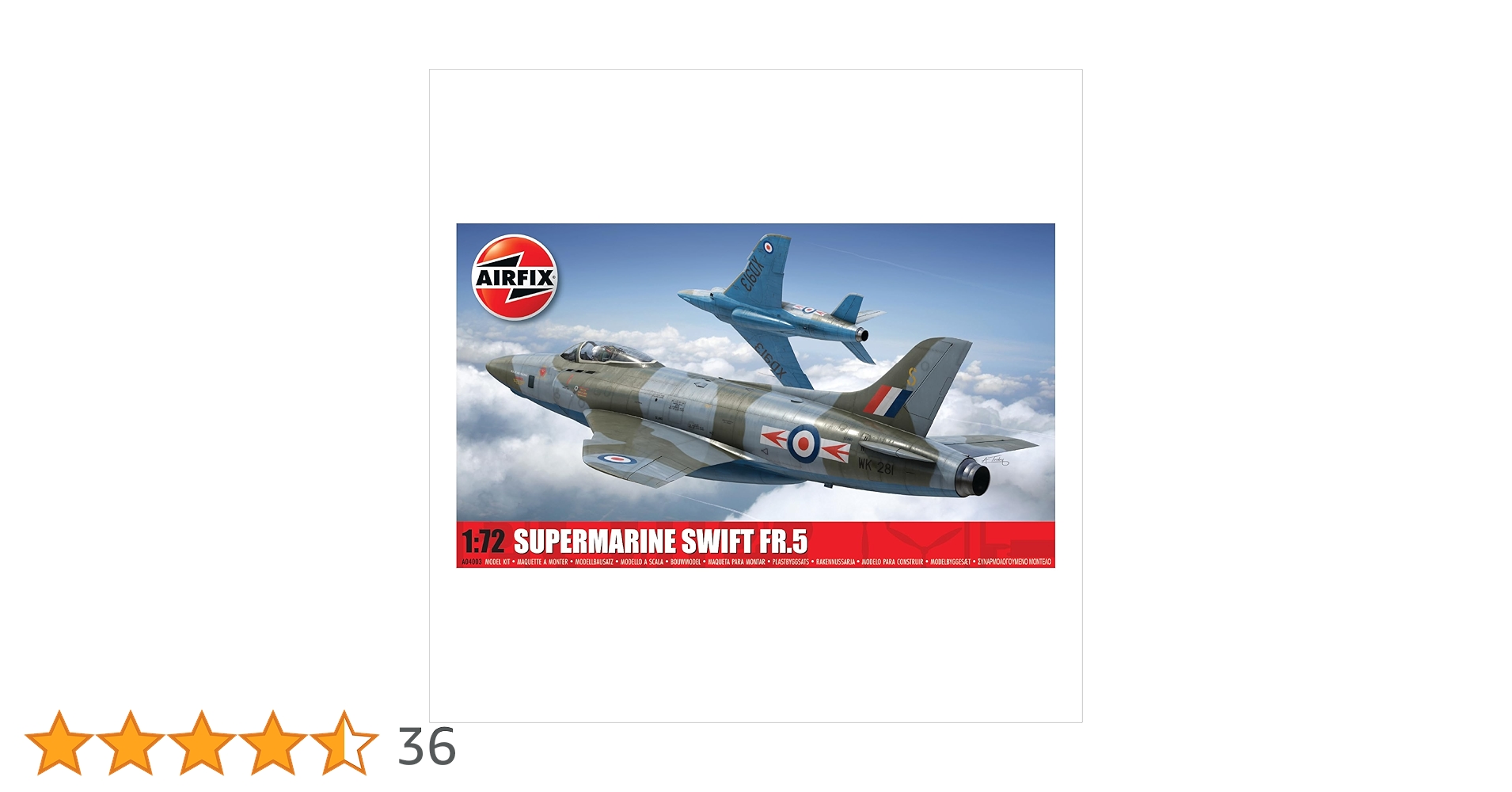 ホーク1/72 スーパーマリン スイフト他、1/72キット全18個 ホーク1/72 スーパーマリン スイフト他、1/72キット全18個